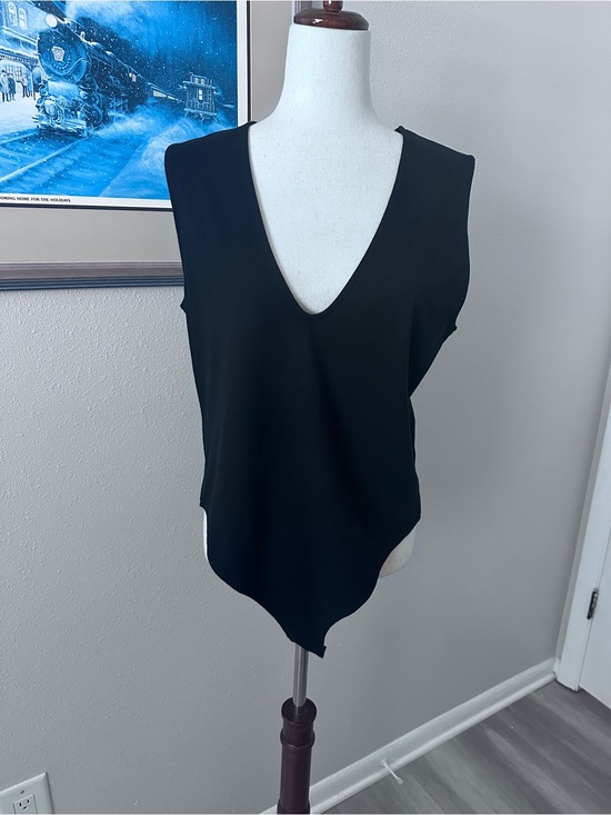 a new day Tops - a new day Black V-Neck Sleeveless Bodysuit